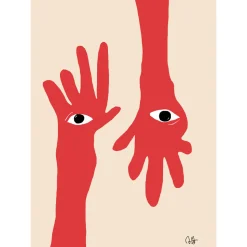 Affiche Hamsa Hands - Paper Collective