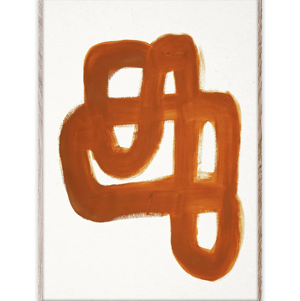 Affiche Orange Brush - Paper Collective