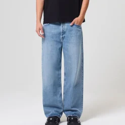 Agolde - Jean low slung baggy - Bleu clair
