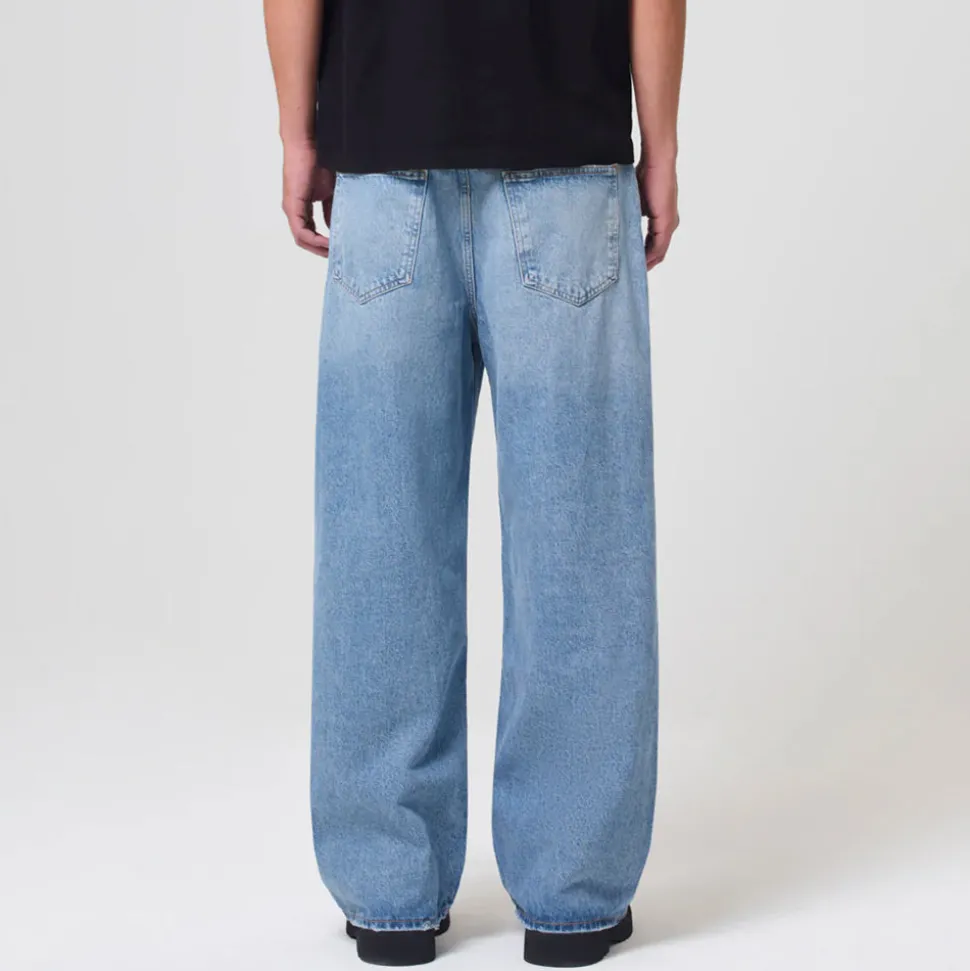 Agolde - Jean low slung baggy - Bleu clair