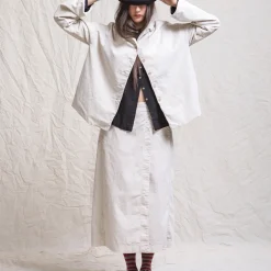 Album Di Famiglia - Veste ample en velours - Beige