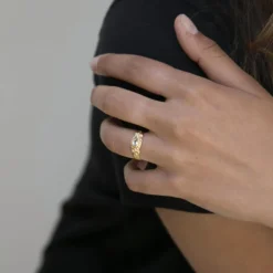 Alix D. Reynis - Bague Cassiopée - Doré