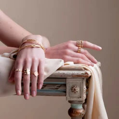 Alix D. Reynis - Bague Dentelle - Doré