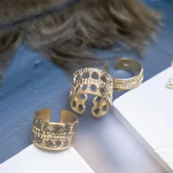 Alix D. Reynis - Bague Dentelle - Doré