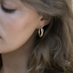 Alix D. Reynis - Boucles d'oreilles Cassopiée - Doré