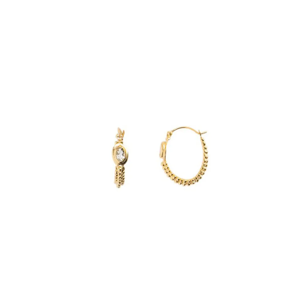 Alix D. Reynis - Boucles d'oreilles Cassopiée - Doré