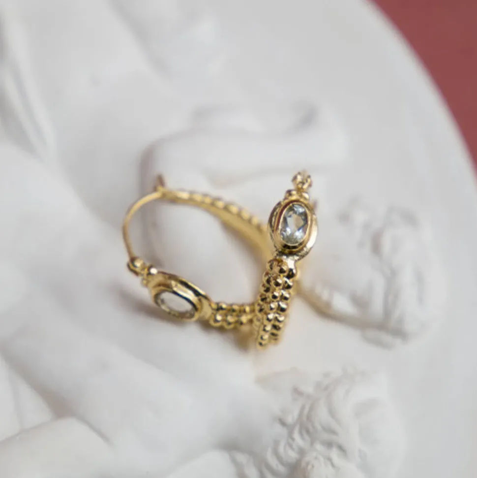 Alix D. Reynis - Boucles d'oreilles Cassopiée - Doré