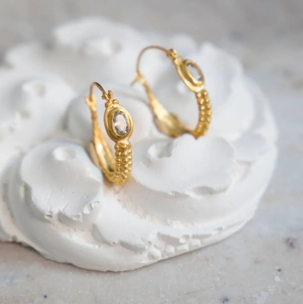 Alix D. Reynis - Boucles d'oreilles Cassopiée - Doré