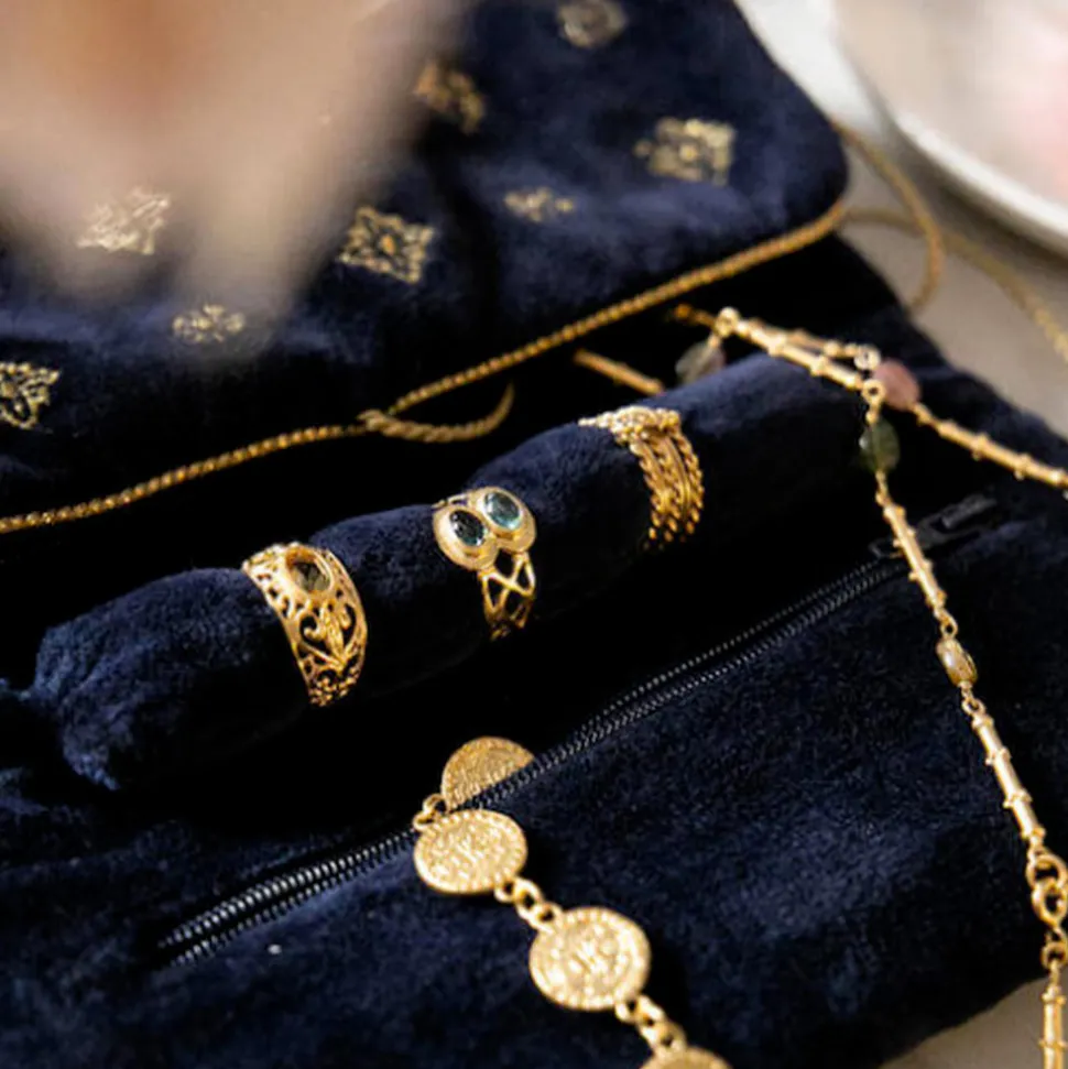 Alix D. Reynis - Trousse bijoux Hermione - Bleu