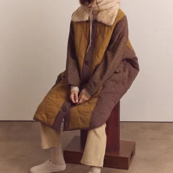 Amente - Manteau Matelassé - Marron