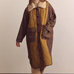 Amente - Manteau Matelassé - Marron