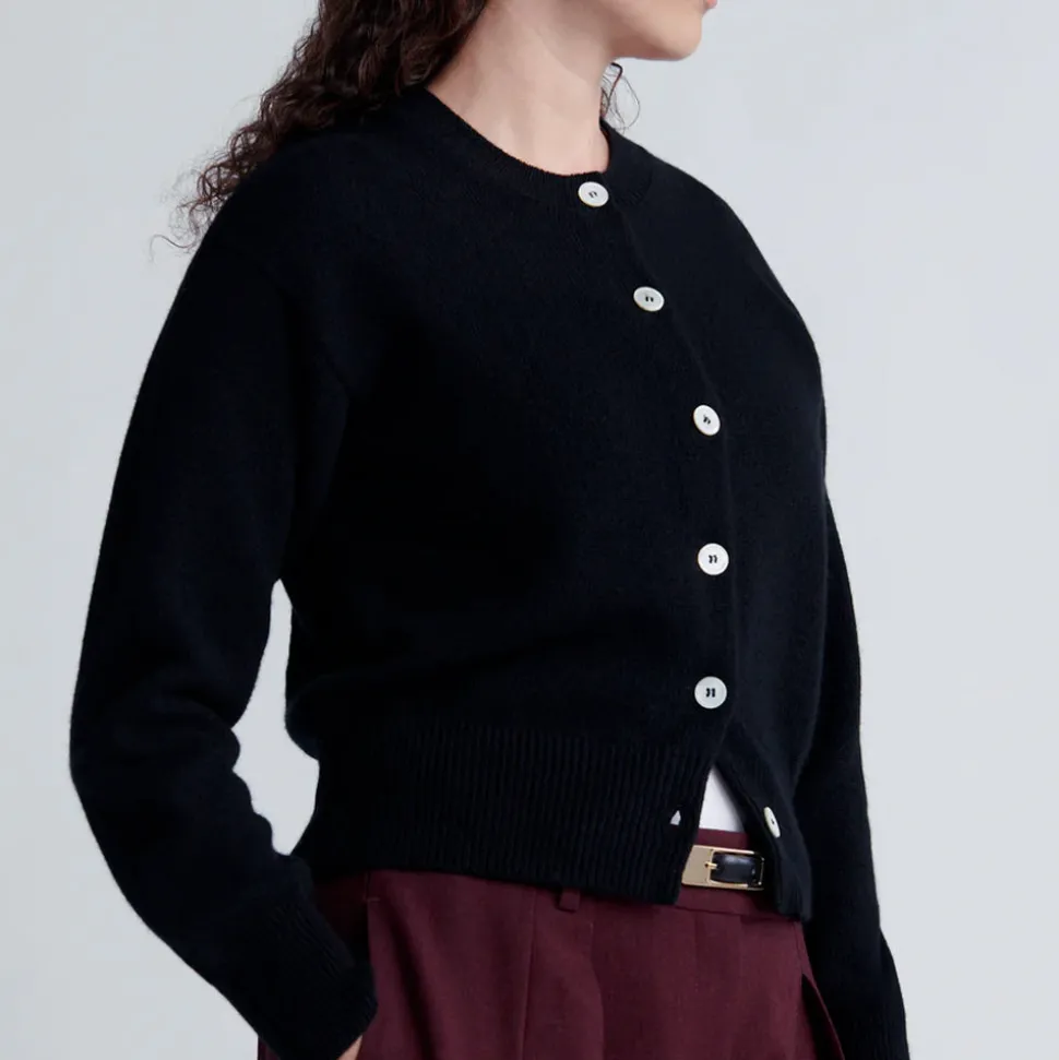 & Daughter - Cardigan Ada - Noir