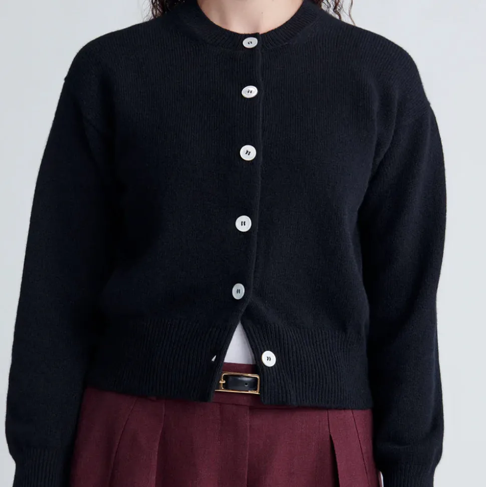 & Daughter - Cardigan Ada - Noir