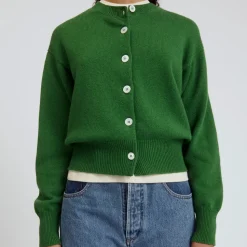 & Daughter - Cardigan Ada - Vert
