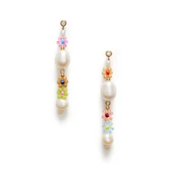 Anni Lu - Boucles d'oreilles Mexi Flower - Rainbow