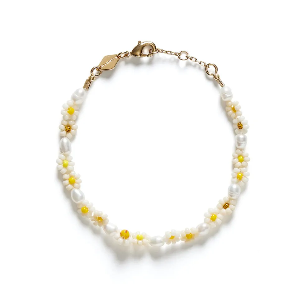 Anni Lu - Bracelet Daisy Flower - Blanc