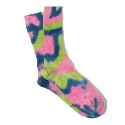 Anonymous ISM - Chaussettes Tie Dye - Rose