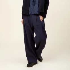 Apuntob - Pantalon Large - Marine