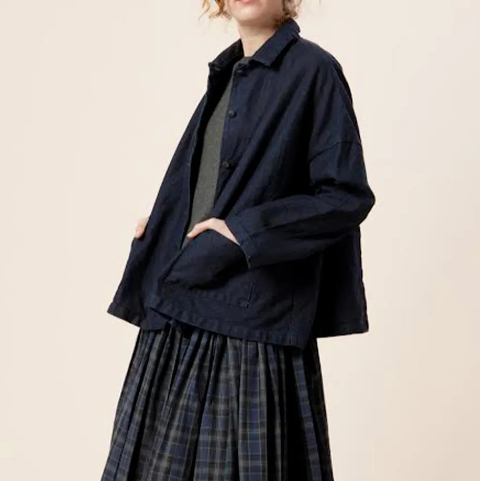 Apuntob - Veste oversize - Bleu