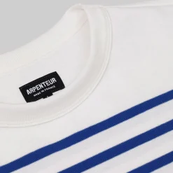 Arpenteur - T-shirt Marine - Blanc/Bleu