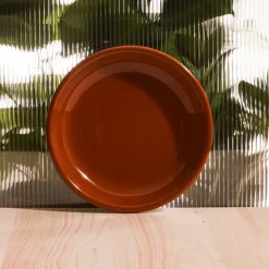Assiette - Marron