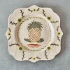 Assiette Carré - Ananas