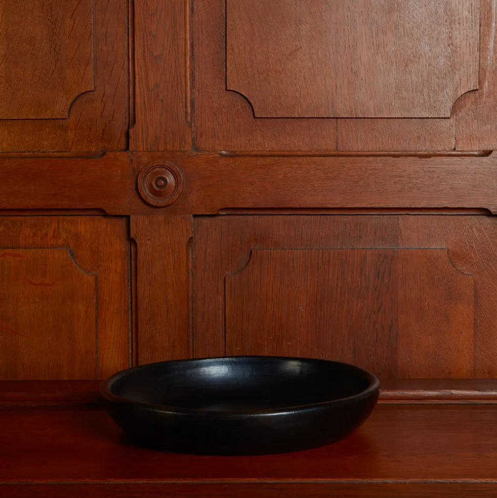 Assiette Chamba - Noir