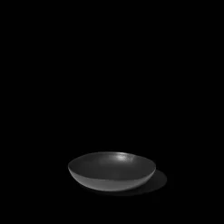 Assiette creuse en grès - Noir