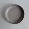 Assiette creuse en grès fin - Gris Ardoise