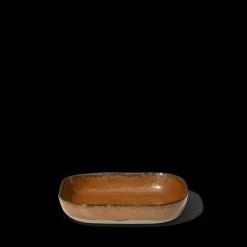 Assiette creuse en grès n°7 - Ocre