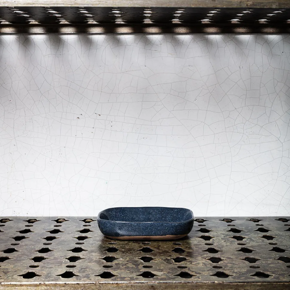 Assiette creuse en grès n°7 - Orage