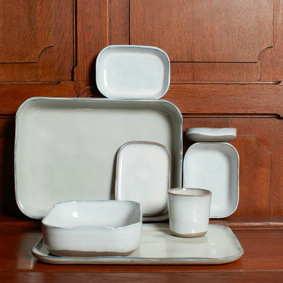 Assiette creuse en grès n°8 - Mastic