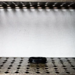 Assiette creuse en grès n°8 - Noir d'Encre