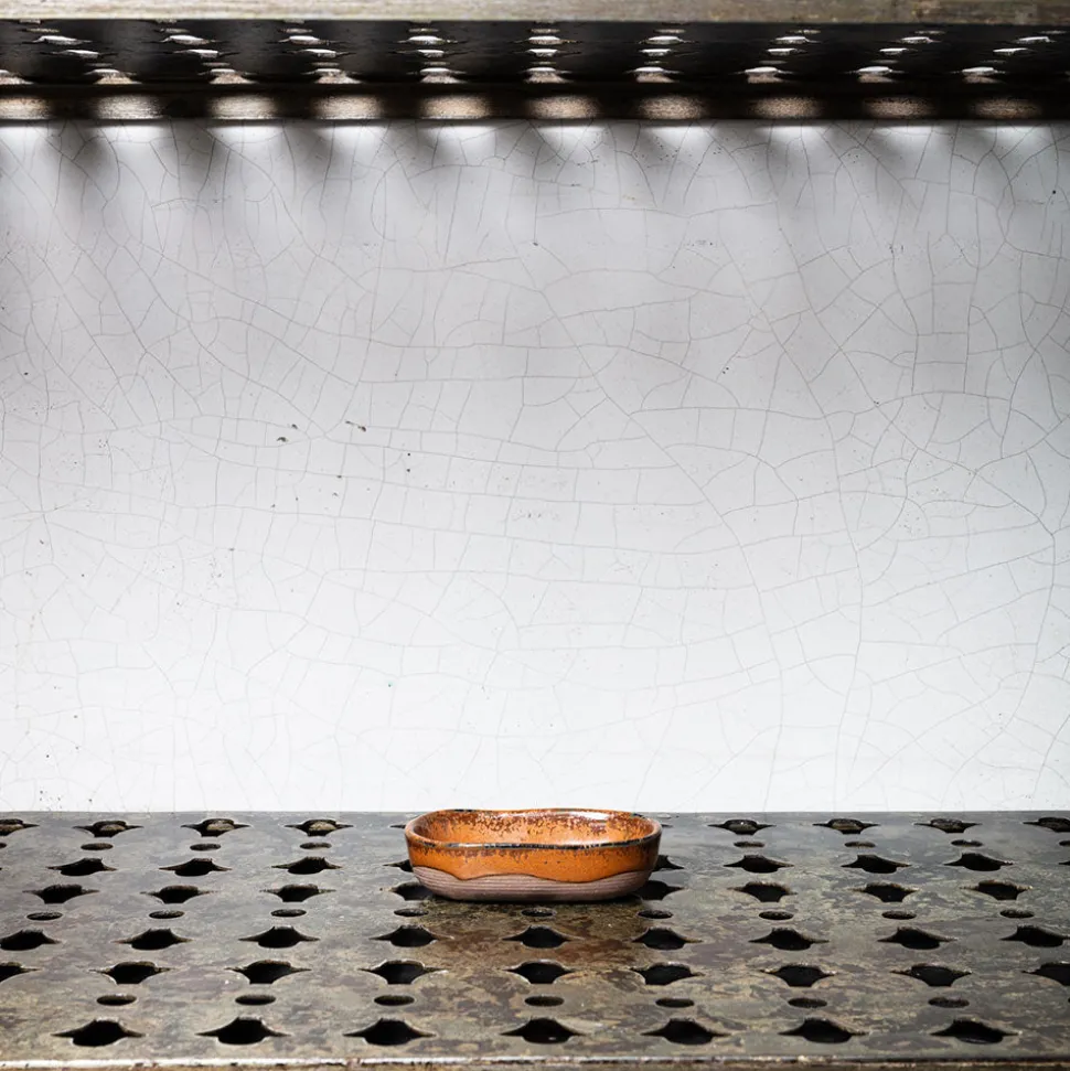 Assiette creuse en grès n°8 - Ocre