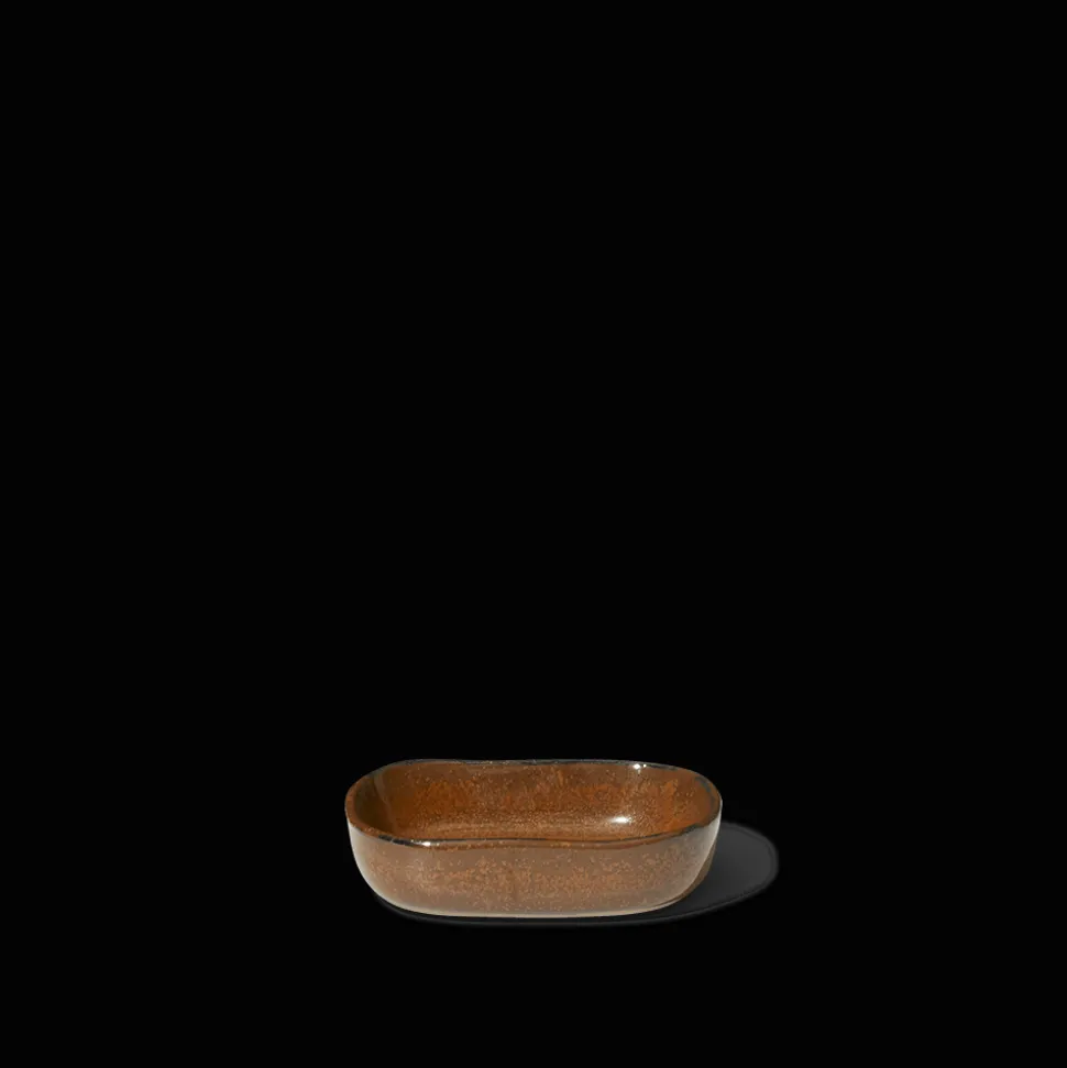Assiette creuse en grès n°8 - Ocre