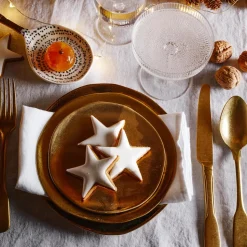 Assiette en céramique - Doré