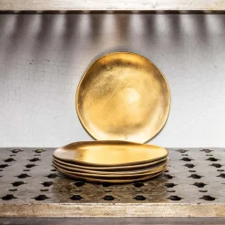 Assiette en céramique - Doré
