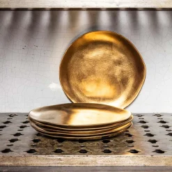 Assiette en céramique - Doré