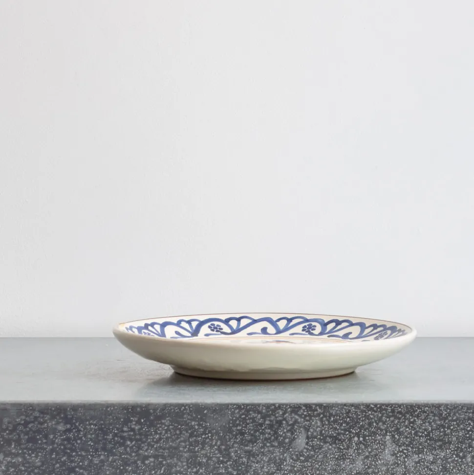 Assiette en faïence - Coq