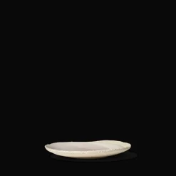 Assiette en grès émaillé Wabi - Rose