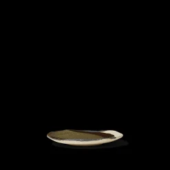Assiette en grès émaillé Wabi - Seidou Kaki