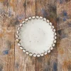 Assiette en grès Pouce - Blanc