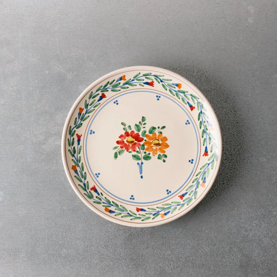 Assiette Fleurs - Multicolore