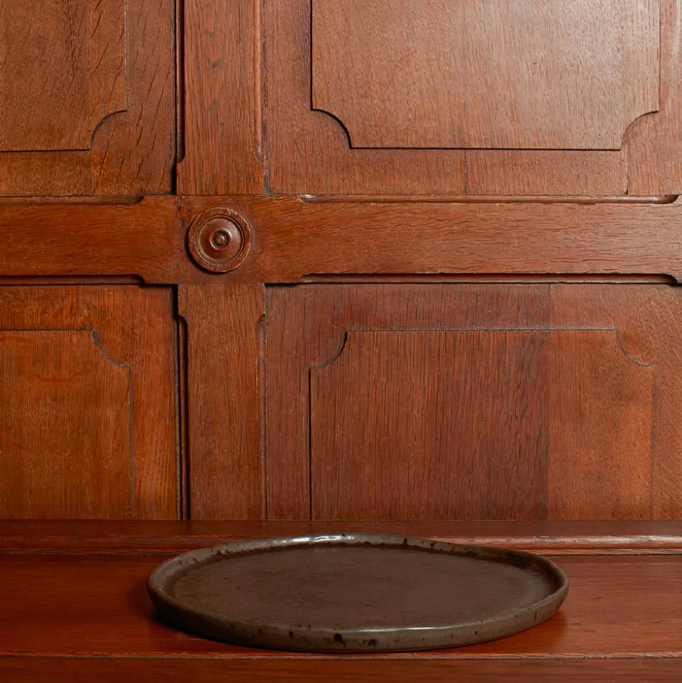 Assiette Nativia - Marron