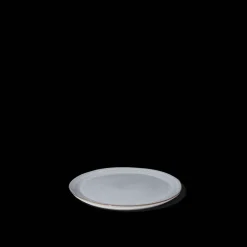 Assiette plate en faïence - Bleu Clair