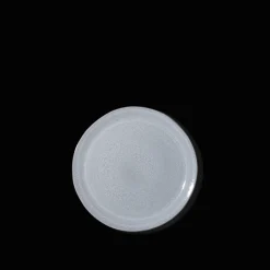 Assiette plate en faïence - Bleu Clair