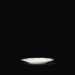 Assiette plate en faïence Huîtres