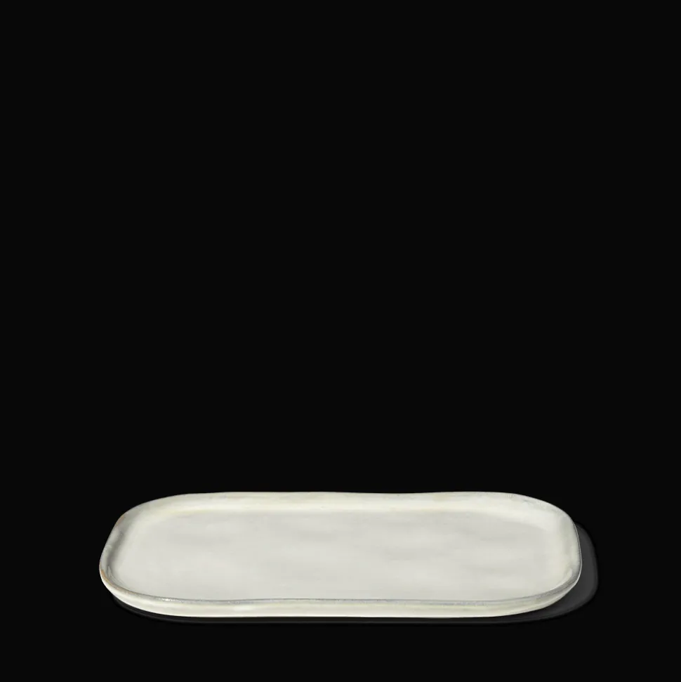 Assiette plate en grès n°2 - Mastic