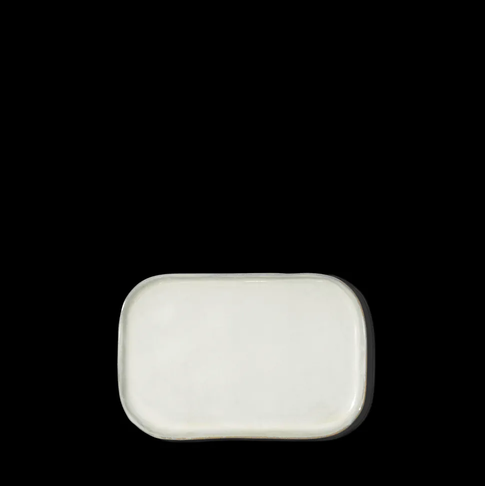 Assiette plate en grès n°2 - Mastic