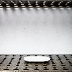 Assiette plate en grès n°3 - Mastic